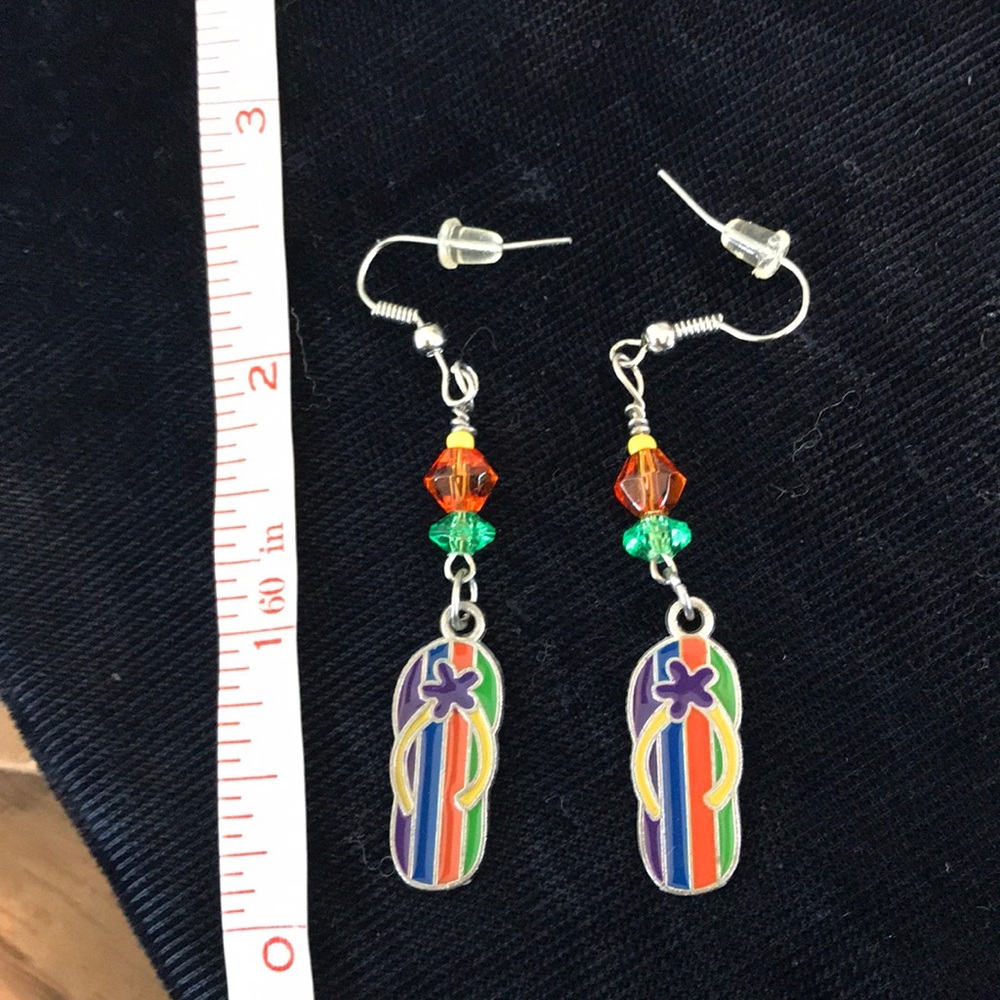 Flip flop earrings